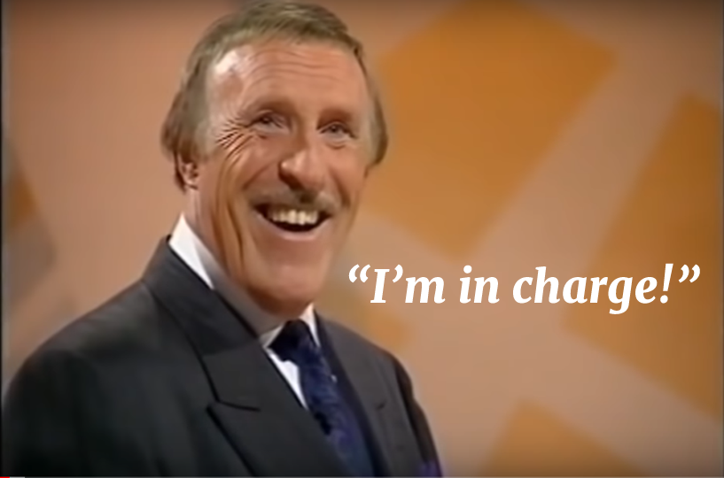 I'm in charge I'm in charge