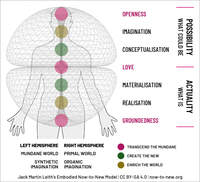 Embodied Now-to-New process Embodied Now-to-New process